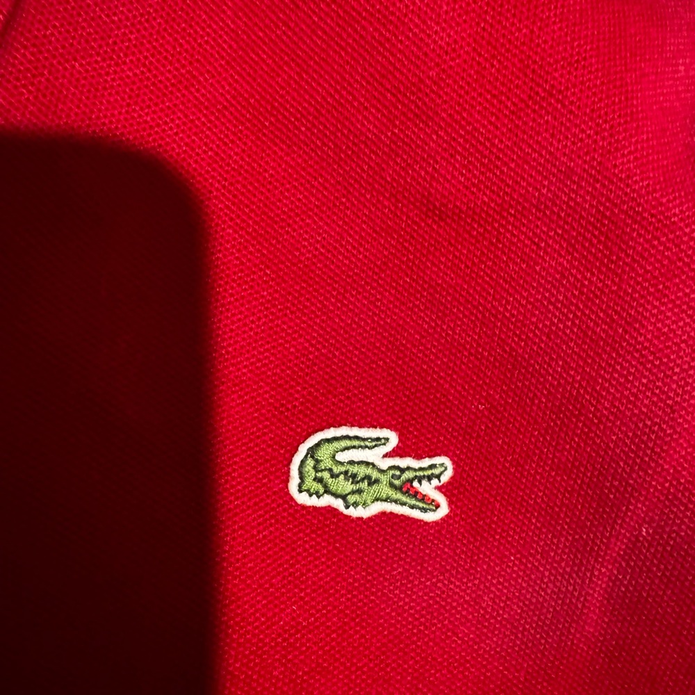 Lacoste Burgundy Polo Shirt